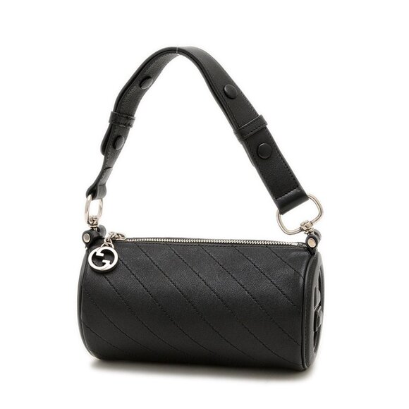 GUCCI Black Leather Shoulder Bag - Picture 1 of 6